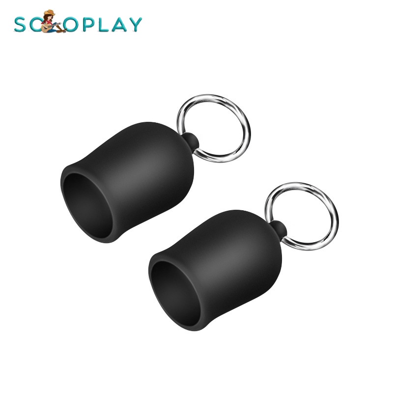 SOLOPLAY Metal pull ring breast pump mini silicone breast sexy breast clip sucking toy for women