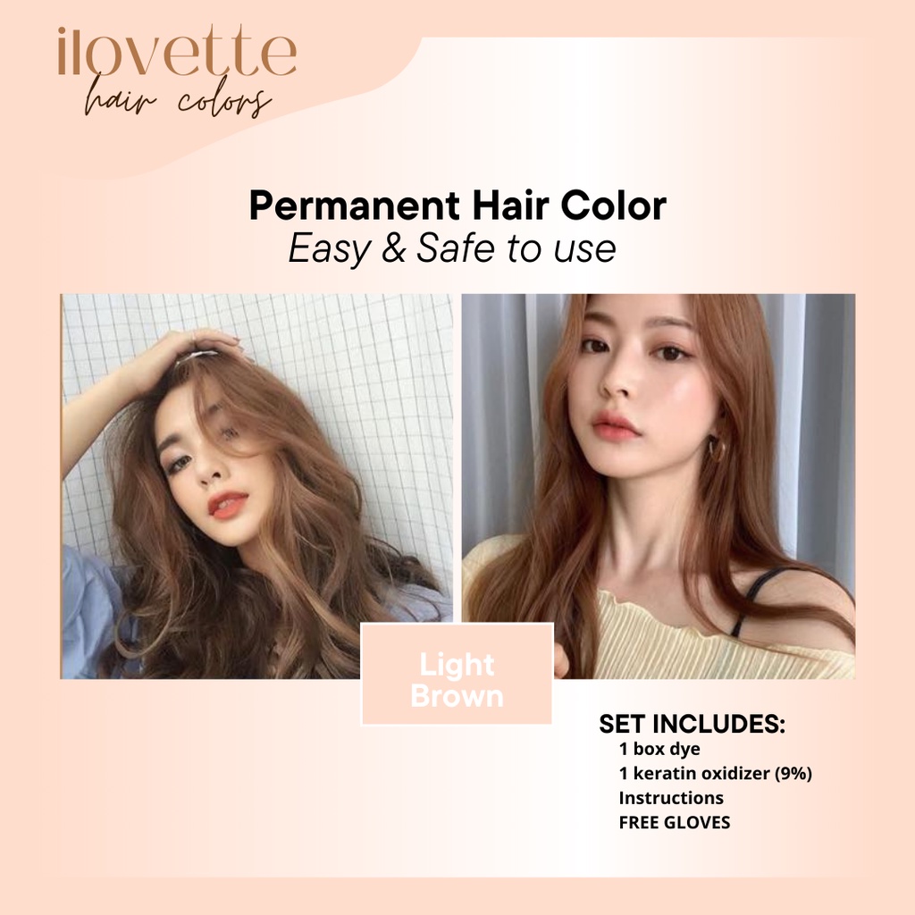 ONHAND] Light Brown Hair Color (Safe, effective and affordable hair color)  | Shopee Philippines
