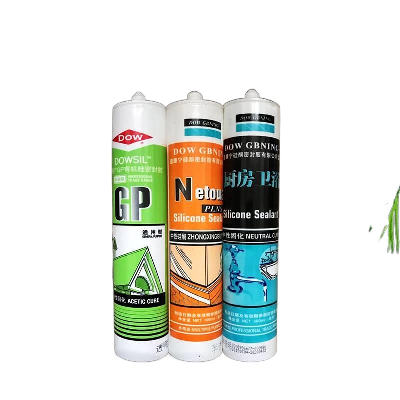 △۩﹍Dow Corning glass glue transparent NP neutral GP acid white black waterproof anti-mildew sealant