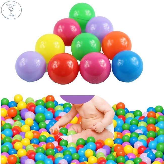 100 plastic balls