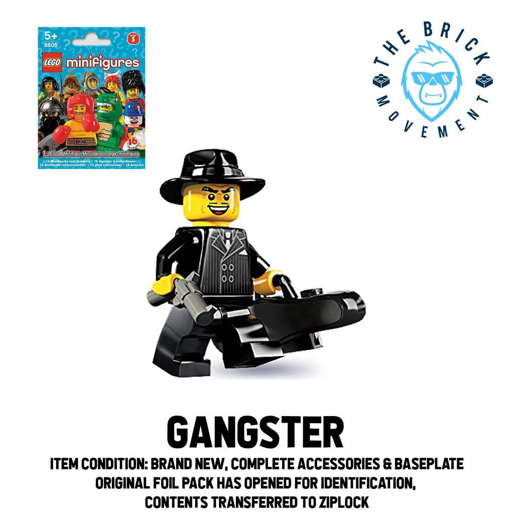 LEGO® Collectible Minifigure Series 5: Gangster Minifigure | Shopee