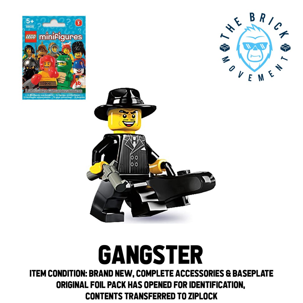 LEGO® Collectible Minifigure Series 5: Gangster Minifigure | Shopee ...