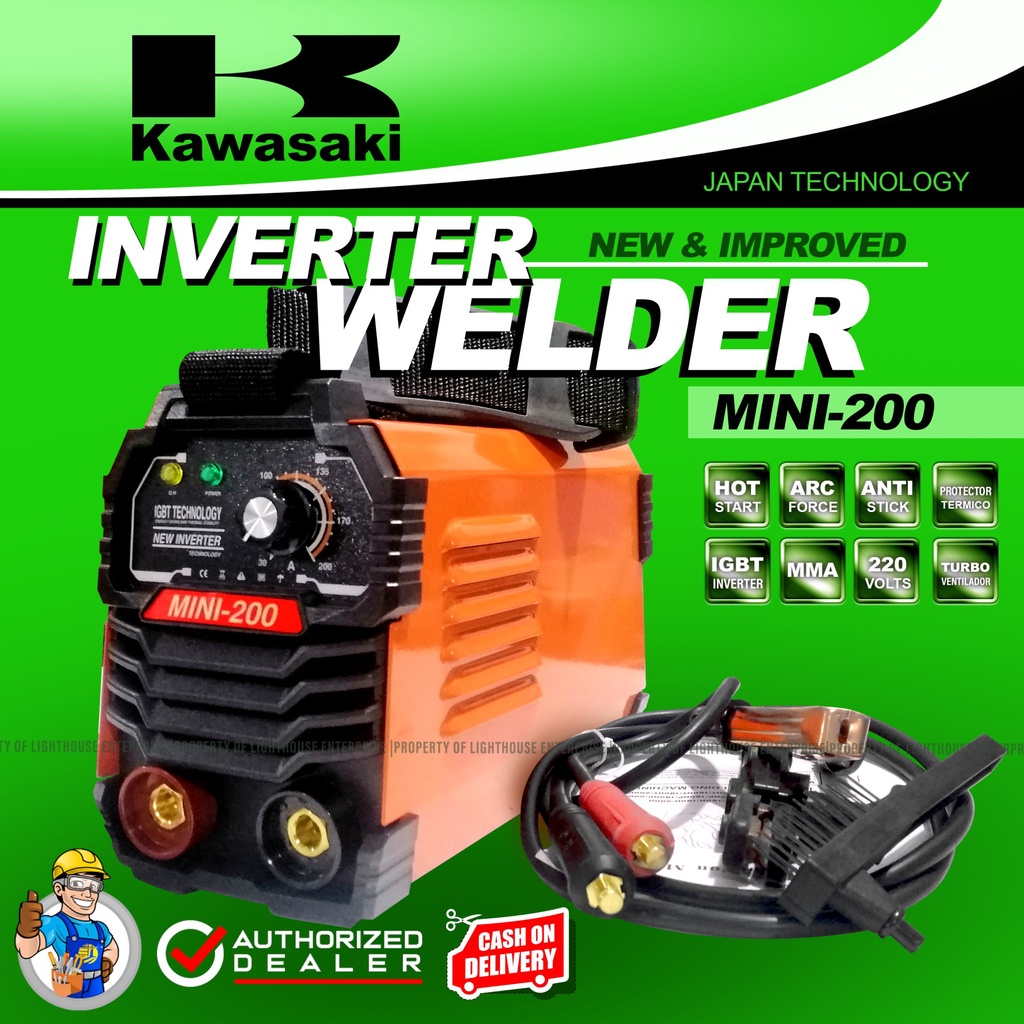 KAWASAKI Japan 200A MINI Welding Machine (MINI200) *LIGHTHOUSE