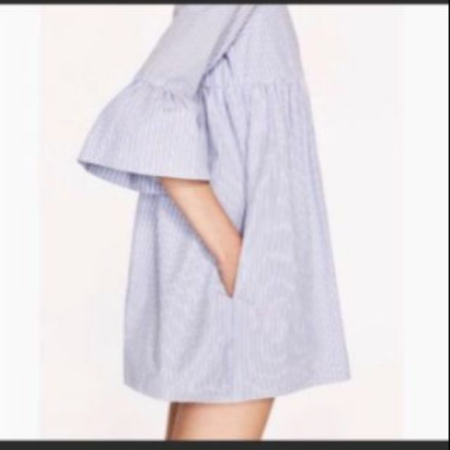 zara poplin jumpsuit dress