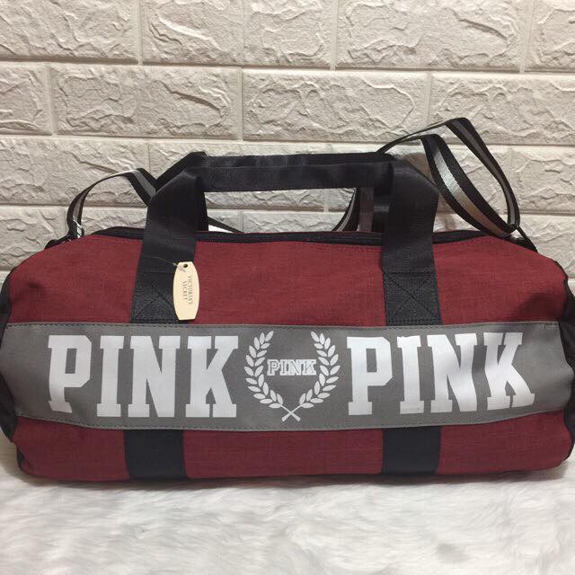 victoria's secret pink duffle bags