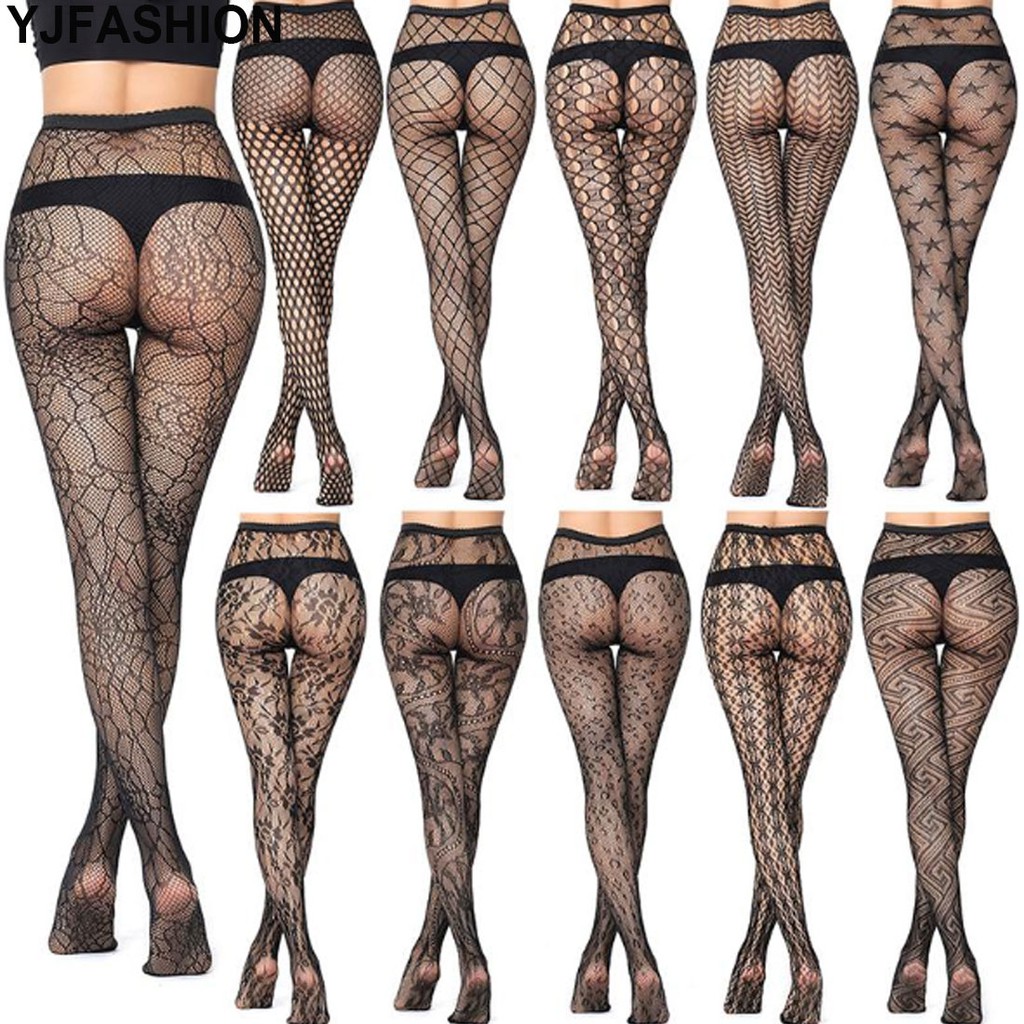 Fishnet Tights Spider Pantyhose Yarns 