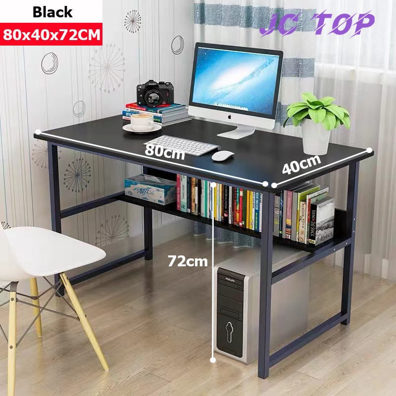 JcTop Wooden Durable Computer Desk Laptop Table for Home Office Working