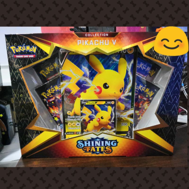 Pokemon Tgc Shining Fates Pikachu V Collection Shopee Philippines