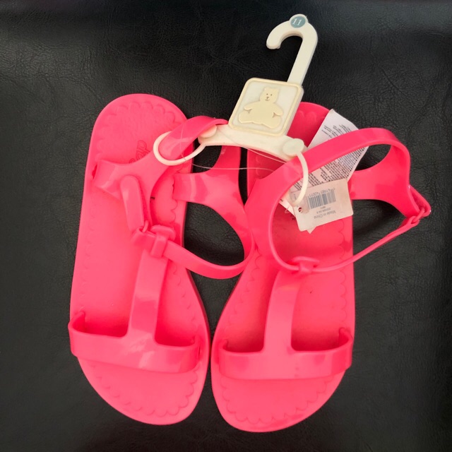 old navy neon jelly sandals