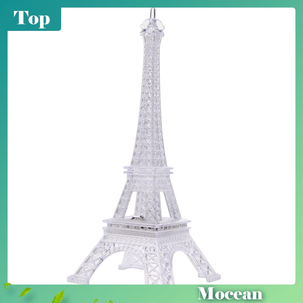 Romantic Eiffel Tower Desk Bedroom Night Light Decoration Table