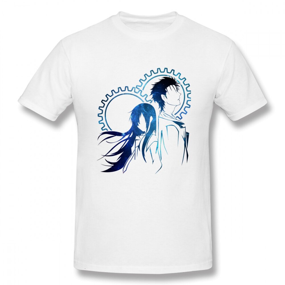 For Men Okabe And Kurisu Steins Gate T Shirt New Fashion Casual T Shirt Shopee Philippines