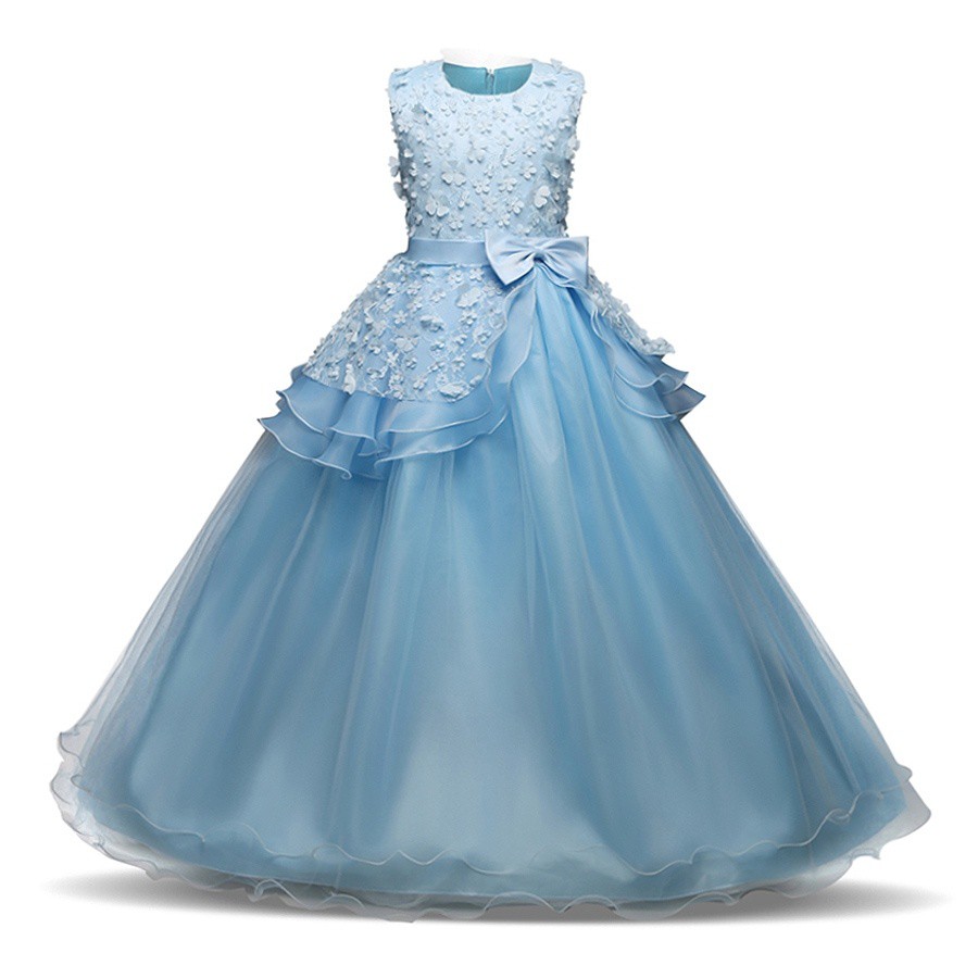 blue gown for party