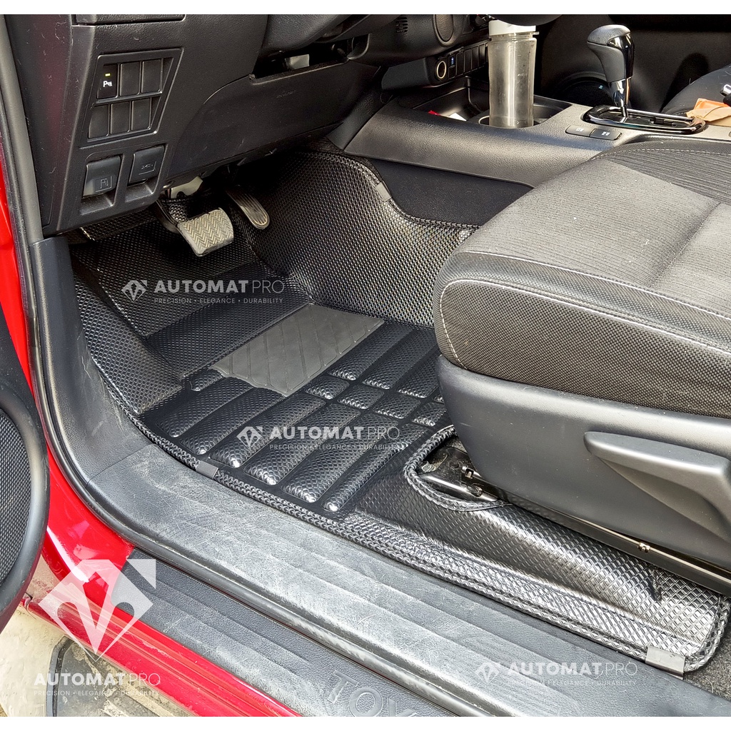 Toyota Hilux (20162022) Deep dish matting AutoMat Pro Premium Car