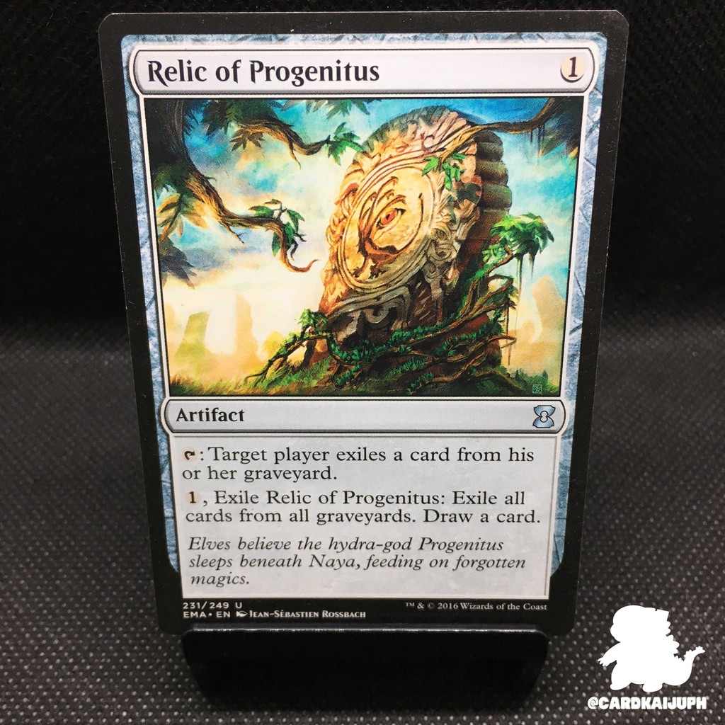 Magic The Gathering Relic Of Progenitus Eternal Masters Mtg Trading Card Game Shopee Philippines