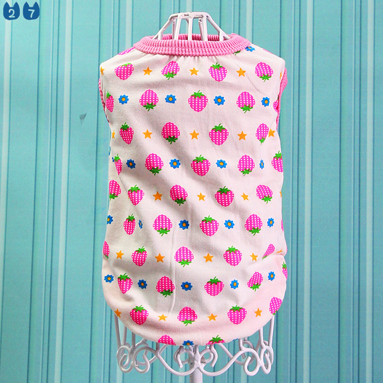 『27Pets』Summer Pet Dog Clothes Spring Cute ClothesCat Vest Shirt For Small Medium French Bulldog Outdoor Costumes #3