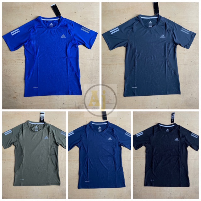 Adidas workout dry fit climacool running shirts for men OEM | Shopee  Philippines