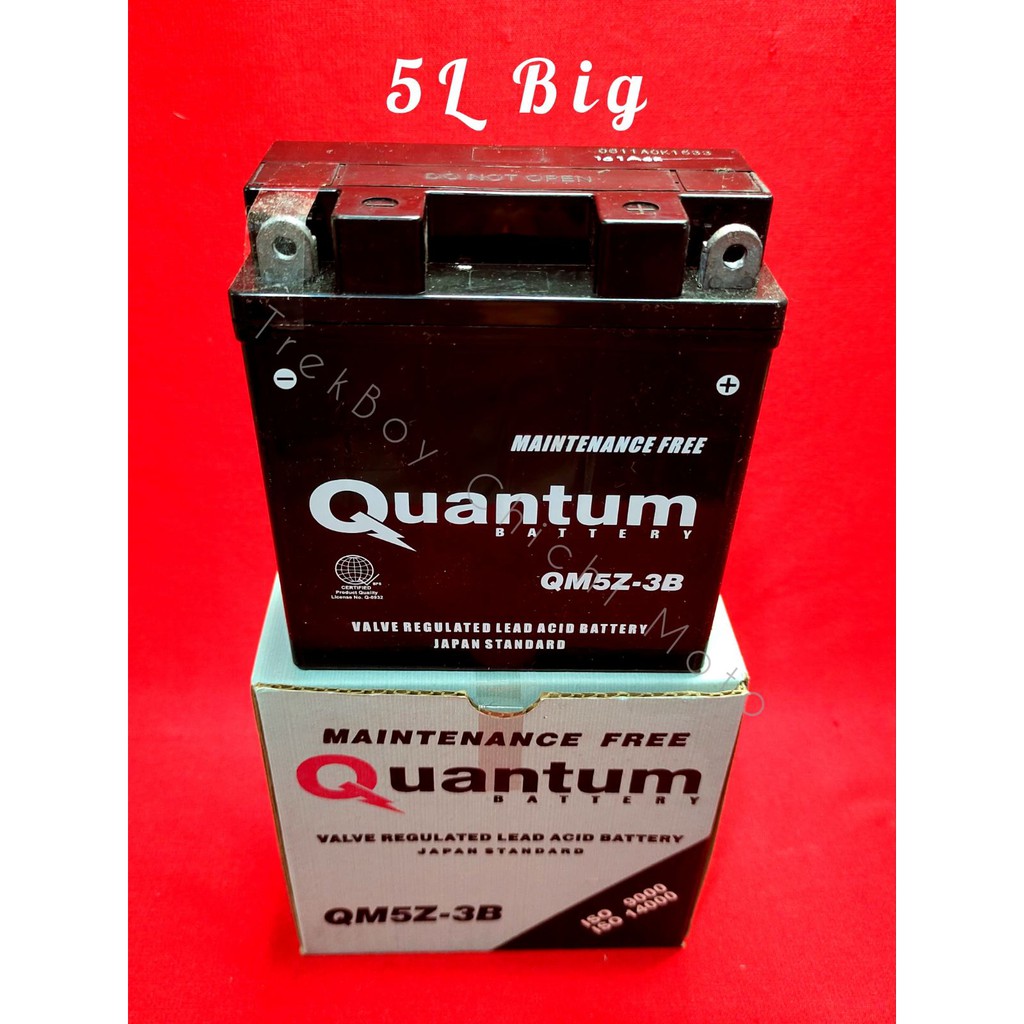 QUANTUM BATTERY 5L QM5Z3B (12N53B) Shopee Philippines