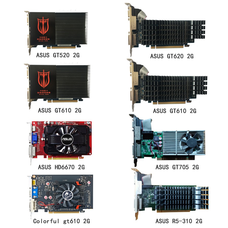 ASUS Original GT610 1GB Graphics Cards 64Bit SDDR3 Video Card For NVIDIA  Geforce GT 610 GT610-1GB GPU Games Dvi VGA Cards Used | Nvidia Gt 610 4gb |  isgb.edu.ar