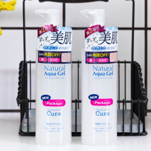 Japan cure activated water exfoliating gel gentle cleansing facial gel