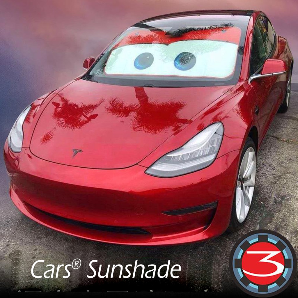 lightning mcqueen car sun shade