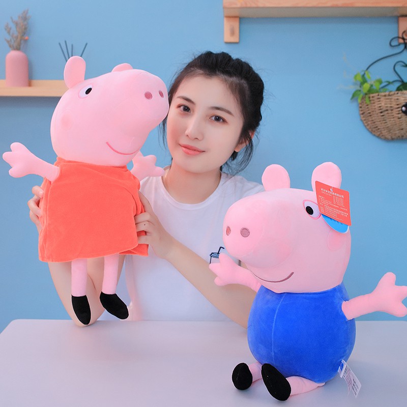 In stock】Peppa Pig Kid's toys stuffed toy plush George doll baby birthday  Christmas gift | Shopee Philippines