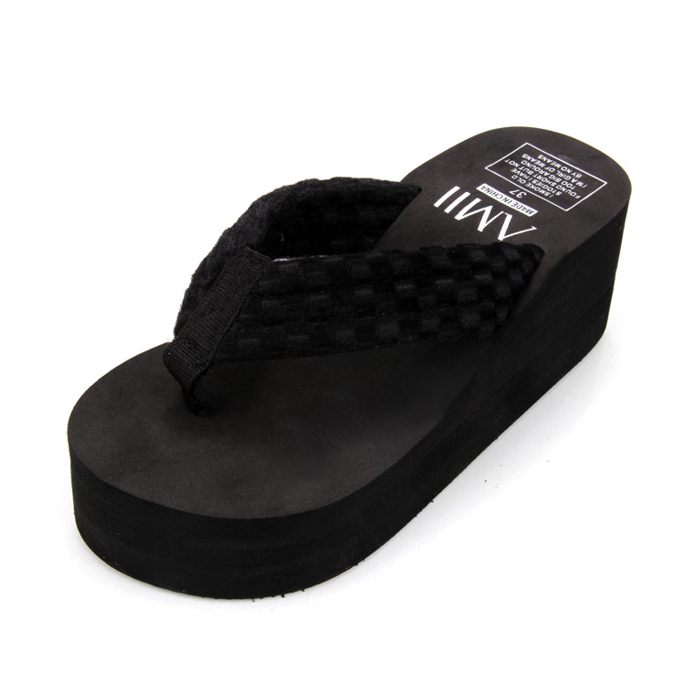 flip flop slippers with heels