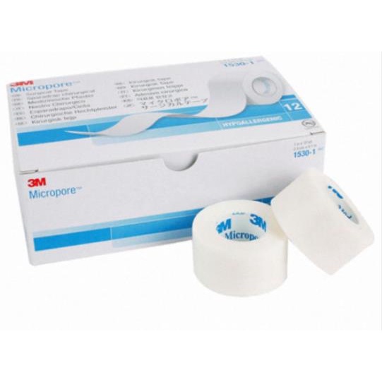 3M Band-Aid Micropore 1530-1 Surgical Tape 12 Rolls | Shopee Philippines