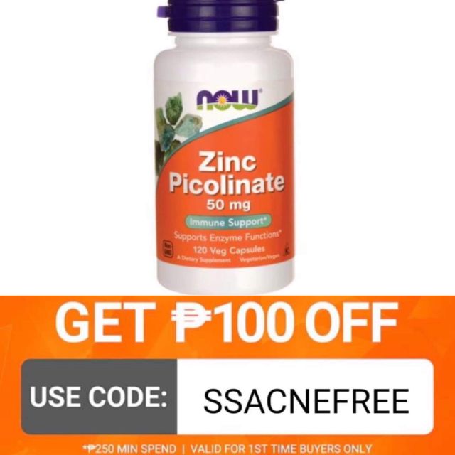 Now Foods, Zinc Picolinate 50 mg (120 veg capsules) Shopee Philippines