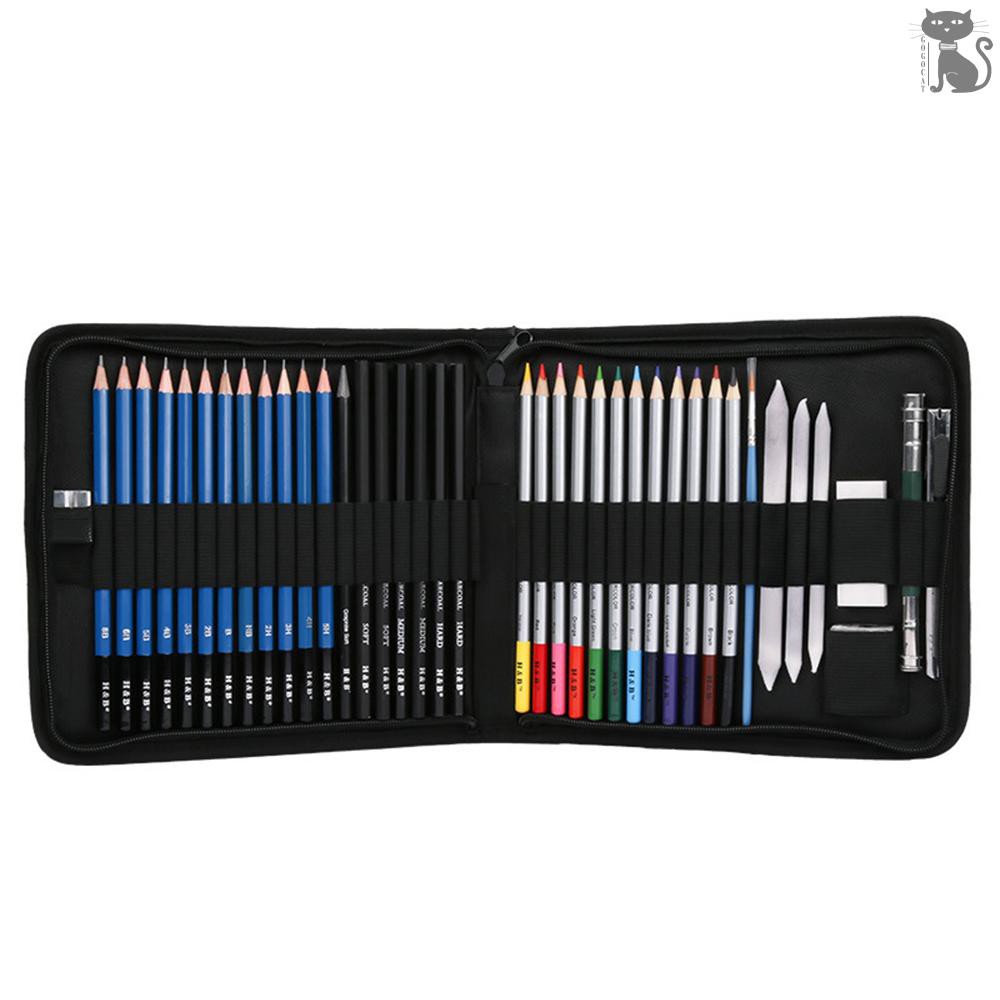 Combo 3】 Drawing Art Set Sketching Painting Supplies Kit Art Color Paint |  Shopee Malaysia