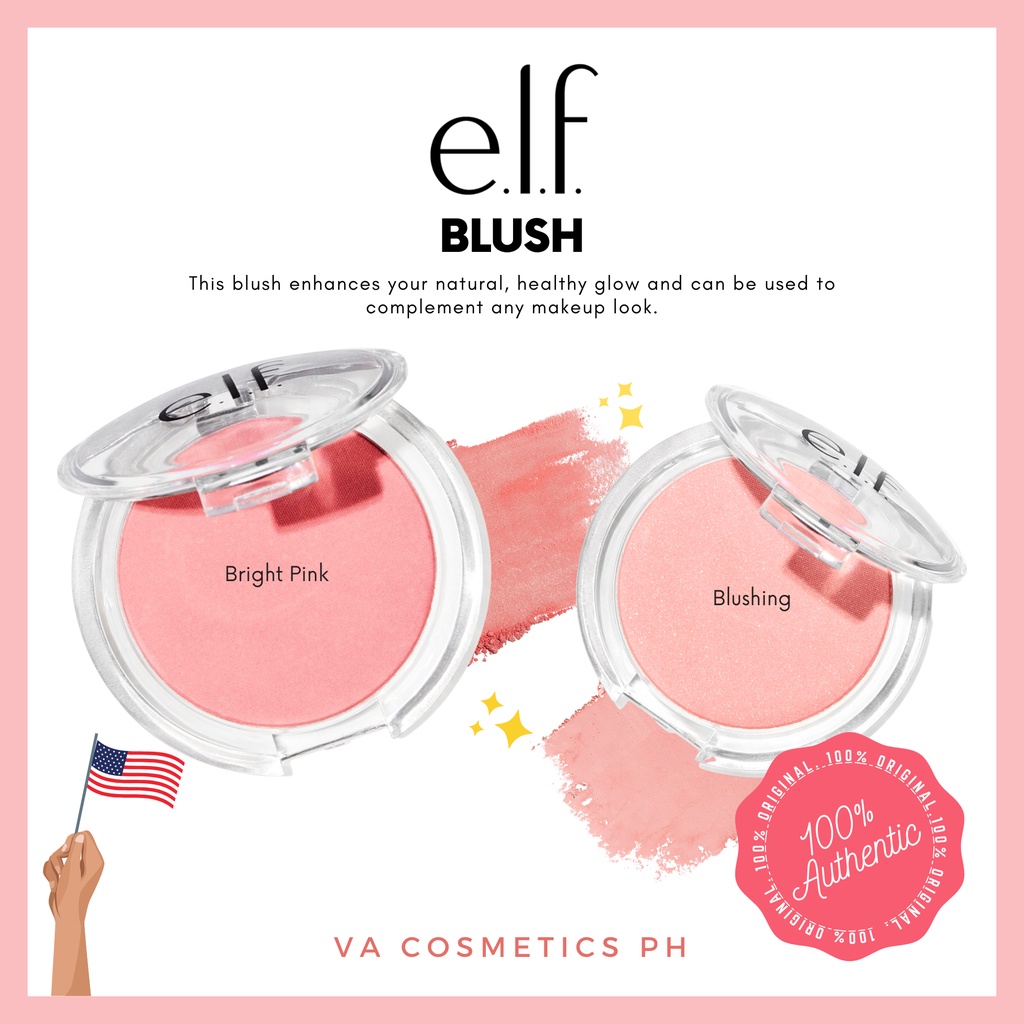 ELF COSMETICS Blush Bright Pink Blushing Shopee Philippines