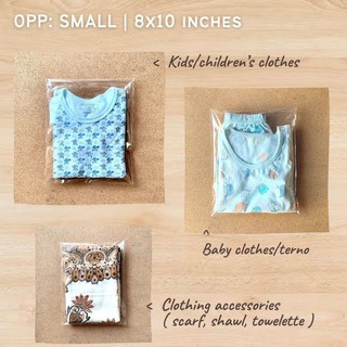 OPP Plastic Packaging with Adhesive for Clothes | Shopee Philippines