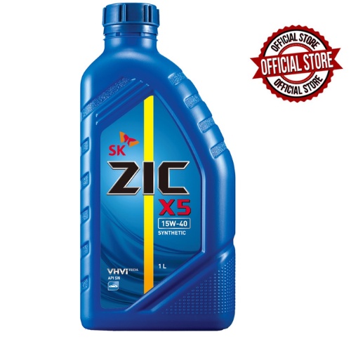 SK ZIC X5 15W40 Synthetic Engine Oil 1 Liter Shopee Philippines