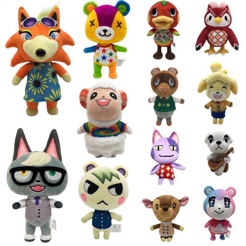 New Animal Crossing Plush Toy Amiibo Monica Cha Cha Wan ...