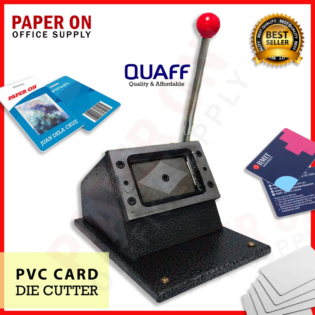 QUAFF PVC ID Card Die Cutter (86x54mm) | Shopee Philippines