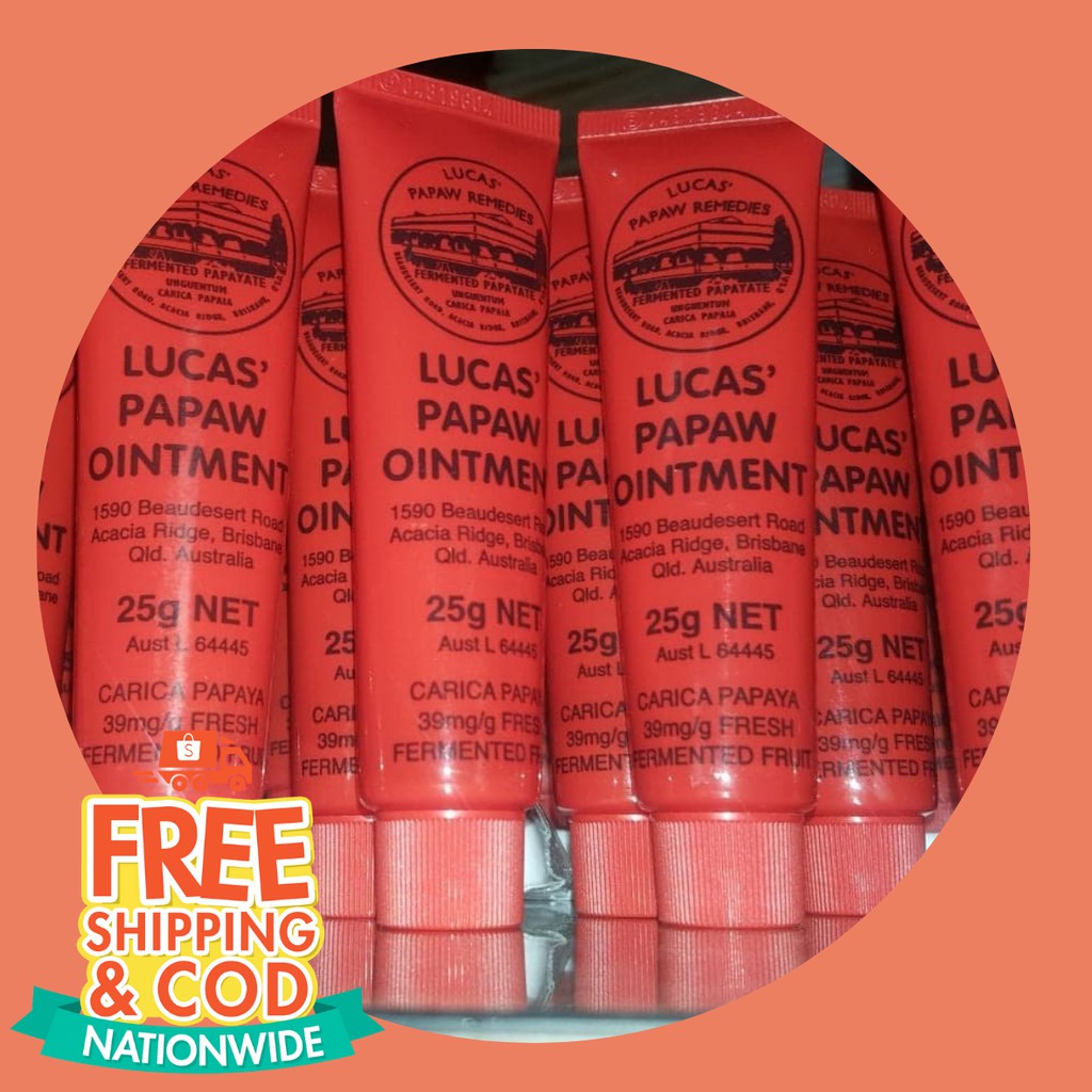 100% ORIGINAL LUCAS PAPAW OINTMENT 25G | Shopee Philippines