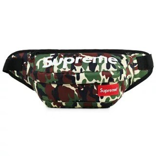 camo supreme waist bag