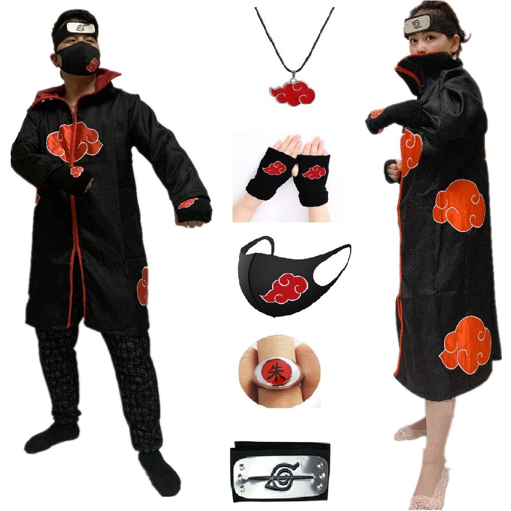 Naruto Naruto cosplay costume cloak Japanese anime clothes secondary ...