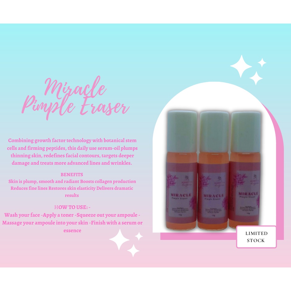 Miracle Pimple Eraser (acne treatment) Shopee Philippines