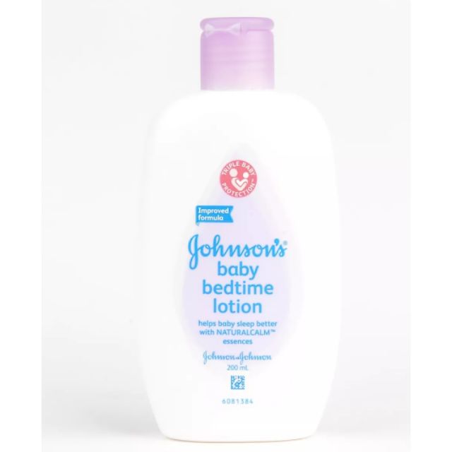 johnson's baby bedtime lotion