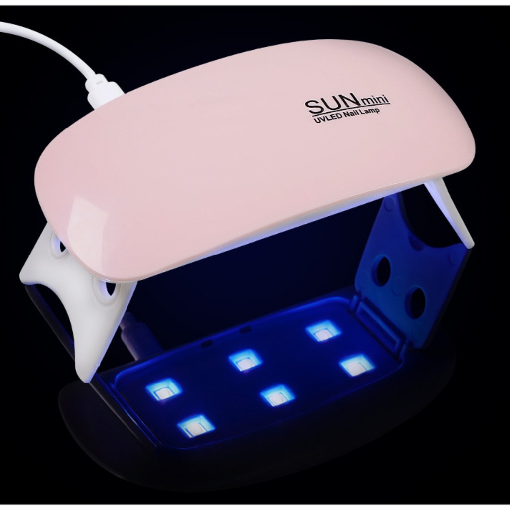 COD 6W Sun Mini Lamp Nail Gel Dryer Machine UV Led Lamp For Nail Dryer