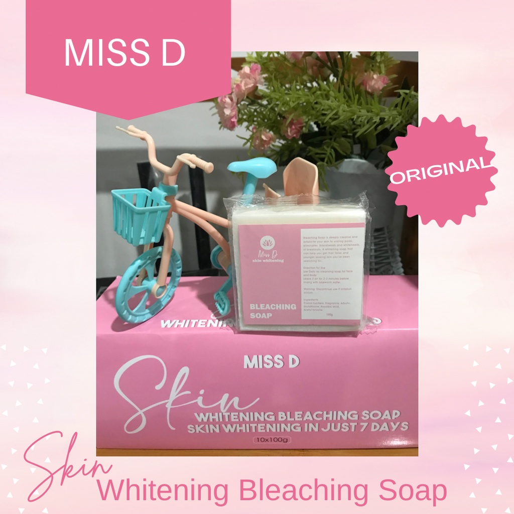 Miss D Skin Whitening Bleaching Soap 1pc Shopee Philippines 4746