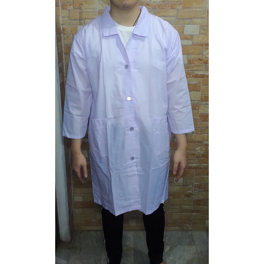 Laboratory Gown / Unisex Lab Gown / Lab Coat L/s (long sleeves) Bluish
