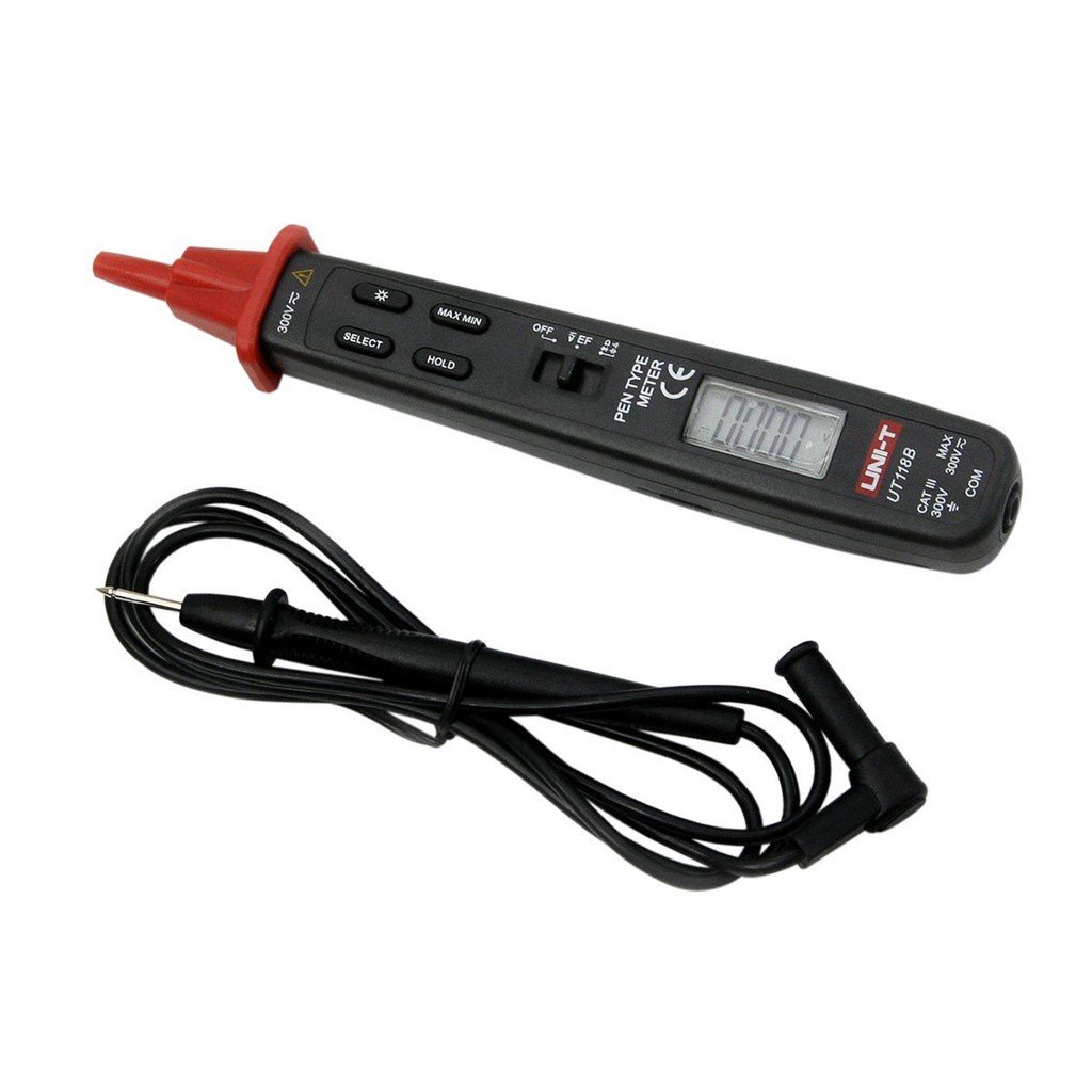 UNIT UT118B Pen Type Digital Multimeter EF Function DC/AC Voltage Capacitance Resistance •OSOS