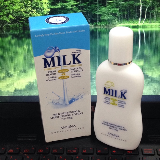 whitening and moisturizing lotion