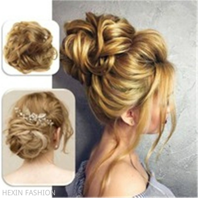 Messy Hair Bun Chignon Short Ponytail Hair Extension Wig Shopee