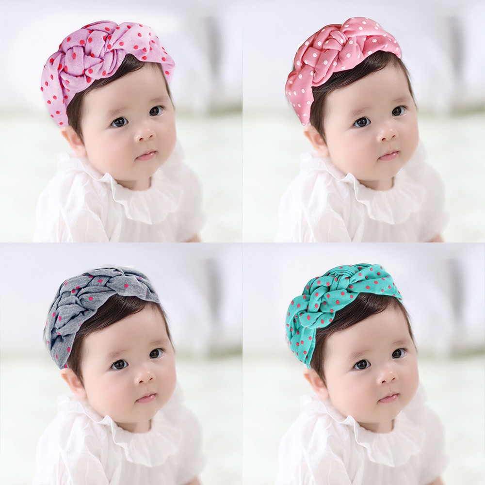 braided baby headband