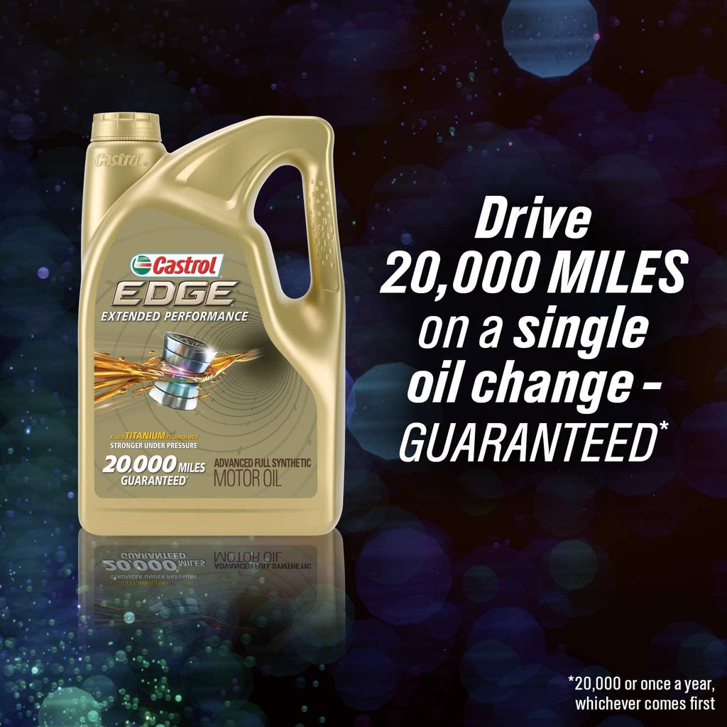 Castrol EDGE [USA] Extended Performance 5W-30 Advanced Full Synthetic ...