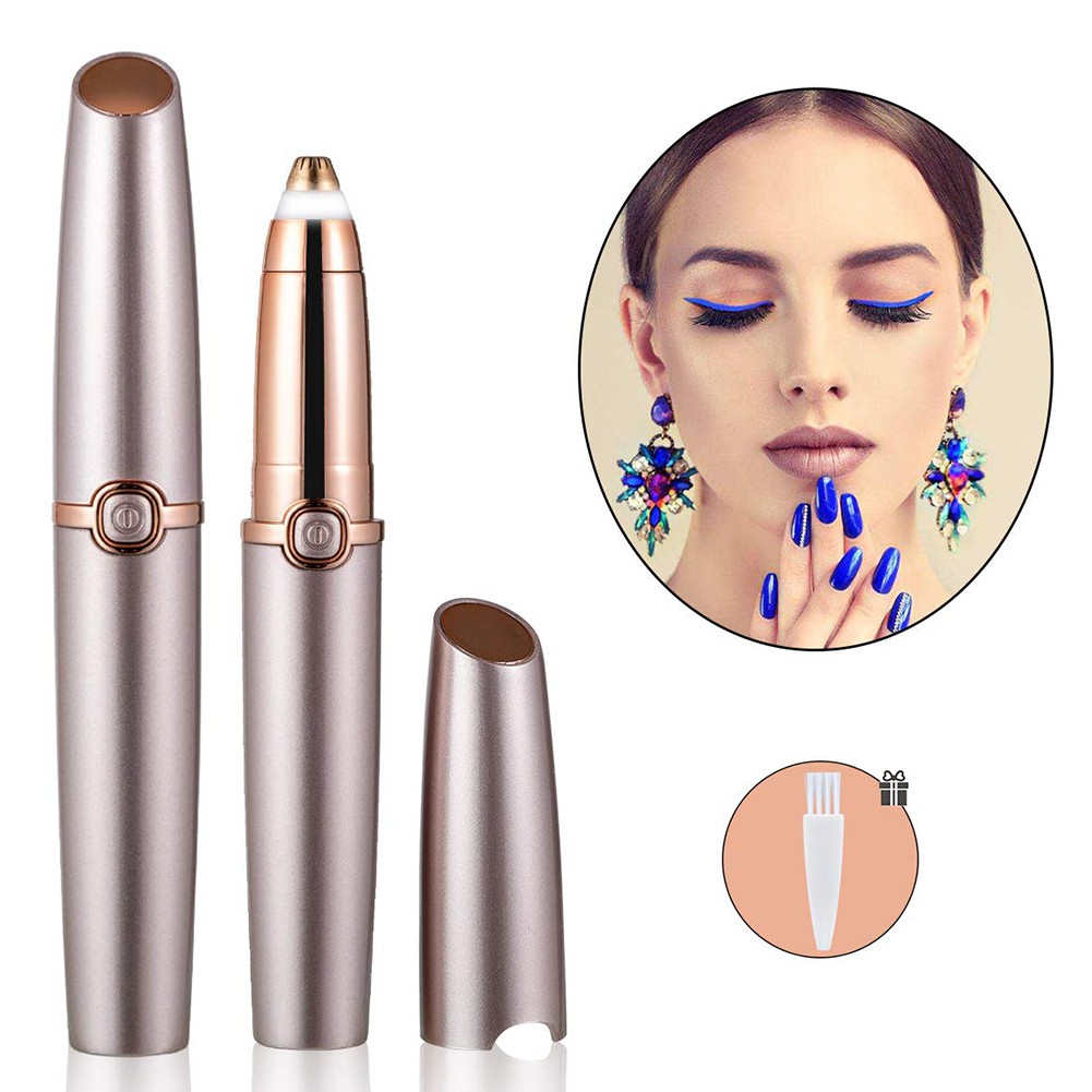 painless electric eyebrow trimmer