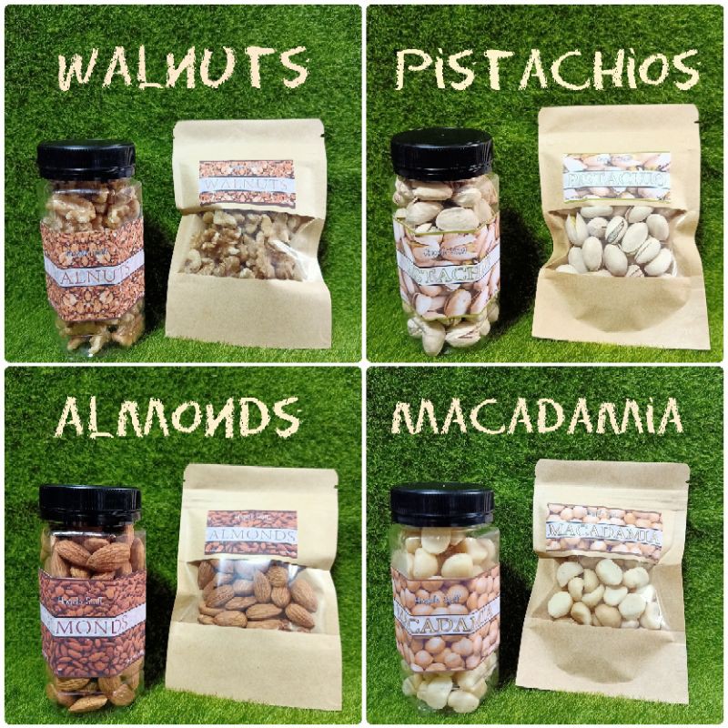 Healthy Nuts Pistachios, Macadamia, Almonds and Walnuts Shopee Philippines