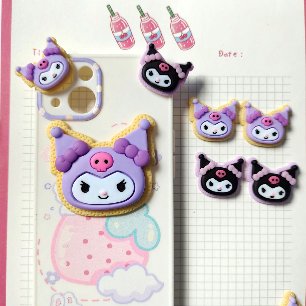 New Style Simulation Resin Kuromi Small Biscuits DIY Cream Phone Case